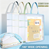 Sac à dos transparent à fermeture éclair pour enfants, sacs à main de haute qualité, sacs cadeaux avec logo, classeur de documents pas cher