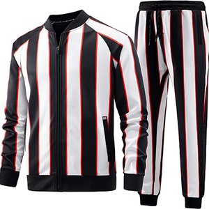 OEM Men's Casual Long Sleeve <b>Tracksuits</b> Customized Eco-Friendly Jogging Sweat Suit Sets Track Jackets Pants for Spring Season - Product Image 2