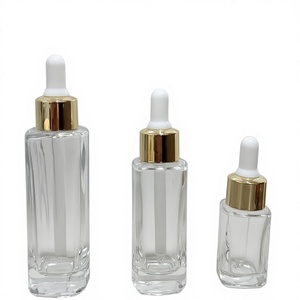 Flacon compte-gouttes L'Oréal Essence 15 ml, 30 ml, 50 ml avec embout en caoutchouc, flacon carré pour huile essentielle, flacon distributeur en verre - Product Image 4