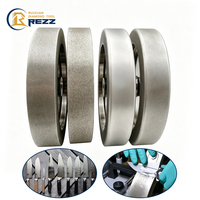 REZZ 250mm 10inch Elektrolytisch geplateerde CBN messen slijpwielen HSS staal slijpschijf voor T7 T8 bankslijpmachine
