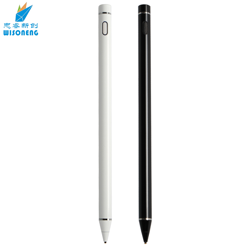 Элегантный стилус с автоматическим отключением работает со всеми емкостными устройствами с сенсорным экраном