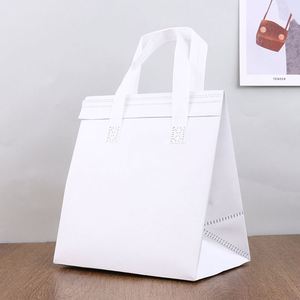 Sac isotherme non tissé en aluminium pour boissons, emballage spécial, sac à dessert, sac à gâteau, sac à main en PP - Product Image 4