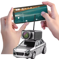 Voiture RC FPV à l'échelle 1/64, mini véhicule jouet avec télécommande sans fil et caméra, petite voiture rechargeable pour enfants Wltoys 6406-C