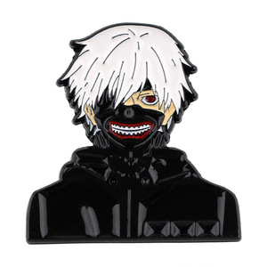Broches de mode <span class=keywords><strong>Tokyo</strong></span> <span class=keywords><strong>Ghoul</strong></span>, bijoux en métal, artisanat, épingles DIY, badge en alliage, broche d'anime - Product Image 1