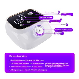Perceuse à ongles électrique professionnelle 45000 tr/min avec moteur à balais, embout conique en plastique pour le retrait de gel et la réparation des ongles, 220V, équipement de salon de manucure - Product Image 3