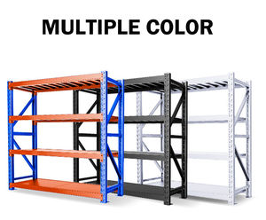 Estanterías Metálicas Industriales Resistentes para Almacenamiento, Estanterías de Acero Apilables sin Tornillos para Almacenamiento en Garajes y Almacenes - Product Image 4