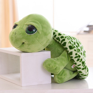 Juguetes de peluche de tortuga verde, cojín suave de tortuga, almohada <span class=keywords><strong>Oogway</strong></span>, respaldos, Tortuga de ojo grande, muñecos de animales marinos rellenos, regalo para niños - Product Image 2
