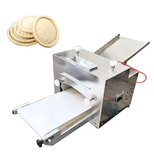 En iyi fiyat Mini Pizza kabuğu taban üreticisi yapma makinesi Tortilla Chapati Pita ekmek hamur pres makinesi