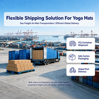 Matras Yoga TPE 6mm Anti Selip Tahan Air Logo Kustom Studio Pilates Rumahan dari Supplier YUANHUA