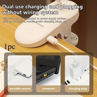 Lampe de bureau LED OEM ODM avec commande tactile et design à clipser, 3500K blanc chaud, CRI 90 élevé, rechargeable par USB pour salon