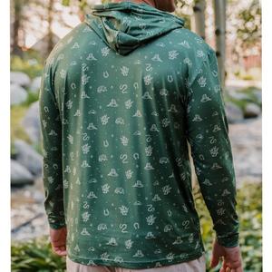 Camisa <span class=keywords><strong>de</strong></span> <span class=keywords><strong>Pesca</strong></span> Pelágica <span class=keywords><strong>de</strong></span> Manga Larga, Personalizada, con Capucha y Protección UV, UPF 50+, Protección Solar, Transpirable y <span class=keywords><strong>de</strong></span> Secado Rápido - Product Image 4