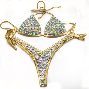 Nuevo Disfraz Sexy <span class=keywords><strong>de</strong></span> <span class=keywords><strong>Carnaval</strong></span> para Mujer, Traje <span class=keywords><strong>de</strong></span> Samba, Top con Pedrería, para Baile del Vientre, Fiesta, Club Nocturno, Sujetador con Varillas - Product Image 6