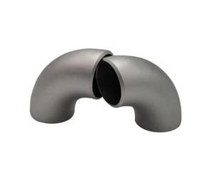 Fábrica <span class=keywords><strong>ASTM</strong></span> <span class=keywords><strong>B363</strong></span> Grau <span class=keywords><strong>2</strong></span> Titânio Puro 45 Deg Pipe Cotovelo Liga de titânio Cotovelos Seamless Pipe - Product Image 1