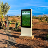 Pantalla Digital Impermeable para Exteriores, Kiosco con Pantalla Táctil Personalizada, Reproductor de Publicidad LCD 4G para Tiendas Minoristas