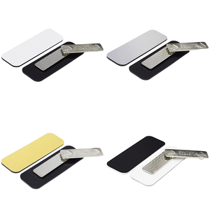 Tùy chỉnh cá nhân Vòng trống Pin ID Tên Tấm huy hiệu quyến rũ bạc long lanh từ ABS nhựa Acrylic Tên Phù Hiệu - Product Image 3