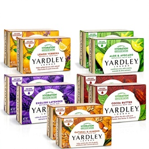 <strong>Yardley</strong> London Scented Bar <strong>Soap</strong> 10 Bars Variety Pack 1.2kg Bath Gift Set for Women Men English Lavender Cocoa Butter Lemon - Product Image 1