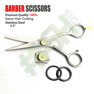 Ciseaux de coiffure professionnels pour salon, outil de beauté ultra-affûté, lame en acier inoxydable, manche en alliage inoxydable, double tranchant - Product Image 1