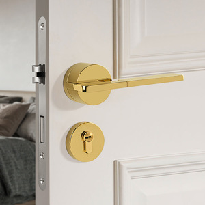 <span class=keywords><strong>Promotion</strong></span> Usine : Poignée de Porte de Luxe en Alliage de Zinc, Ensemble de Serrures Modernes Simples pour Bureau, Maison, Villa, Hôtel – Quincaillerie Décorative - Product Image 2
