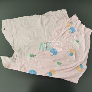 ผ้าเช็ดอุตสาหกรรมใยฝ้ายแท้ 100% ดูดซับน้ำได้ดี ผลิตจากผ้าฝ้ายสีอ่อนรีไซเคิล - Product Image 2