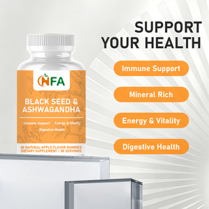 Gomitas de Ashwagandha con Semillas Negras OEM ODM con Seamoss y Comino Negro para Apoyar la Inmunidad, la Energía, la Vitalidad, la Salud Digestiva - Product Image 5
