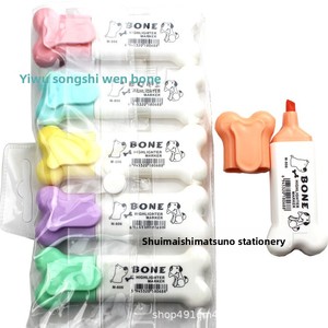 Ensemble de surligneurs <span class=keywords><strong>Carotte</strong></span> Mini pour Élèves du Primaire, Cadeau pour Enfants, Marqueurs Surligneurs 6 Couleurs de Haute Qualité, Couleurs Bonbon, PVC - Product Image 4