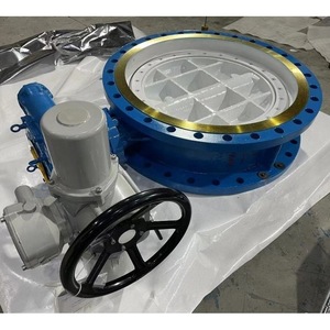 Vanne papillon électrique à joint rigide D941H-10C DN800 avec joint multicouche pour eau à température normale, type interrupteur - Product Image 4