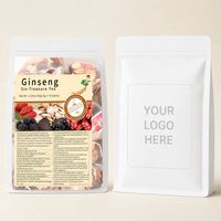 OEM Ginseng Zes Schatten Kruidenthee Piramidezakjes 5g*20 Moerbei Wellness Thee Voedt de Nieren Verbetert de Viriliteit Aangepaste Verpakking