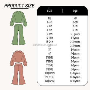 Conjunto Deportivo para Niñas, Ropa de Yoga Elástica, Sudadera Holgada de Manga Larga, Pantalones Acampanados, Ropa Casual de Entrenamiento, Marca Privada - Product Image 5