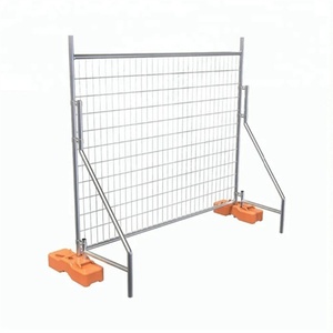 Panneaux de clôture temporaire australiens à prix abordable, soudés à la main, en fil galvanisé de haute qualité, durables, pour le contrôle des foules et la protection des routes - Product Image 3