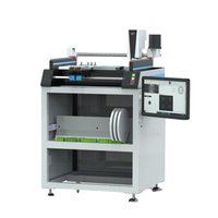 Machine de placement SMT de bureau haute précision V5 PRO, triple vision, double tête, 0,05 mm, 36 alimentateurs, changeur de buses automatique, assemblage LED