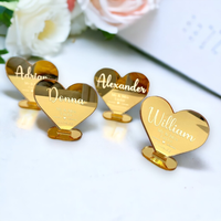Numéros de table de mariage personnalisés en acrylique, miroir doré, numéros de table de mariage en forme d'arche avec support pour la décoration de la réception de mariage