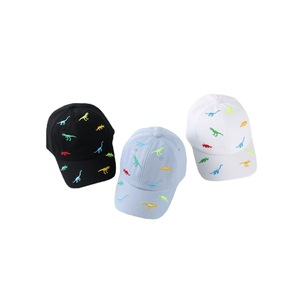 New Solid Color Casual Sunscreen Baby <strong>Hat</strong> Children's Sun Visor Breathable Cartoon <strong>Dinosaur</strong> Embroidery Children's Baseball Cap - Product Image 6