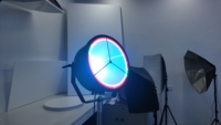 Mini Lámpara LED RGB DMX512 IP65 de 450W 6 en 1 con Aura y Anillo LED para Eventos de DJ - Alibaba.com