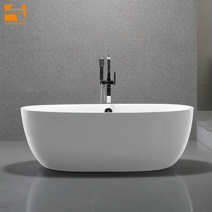 <span class=keywords><strong>Baignoire</strong></span> intérieure moderne sur pied UPC <span class=keywords><strong>baignoire</strong></span> autonome <span class=keywords><strong>en</strong></span> <span class=keywords><strong>forme</strong></span> <span class=keywords><strong>d</strong></span>'œuf haute brillance blanche pour hôtel villa KF-770BA - Product Image 2