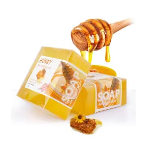 OEM ODM Handmade Soap Base Sabun Pemutih Papaya Turmeric Soap Rosa De Jabon Skin Care Whitening Natural Toilet Honey Soap Bar