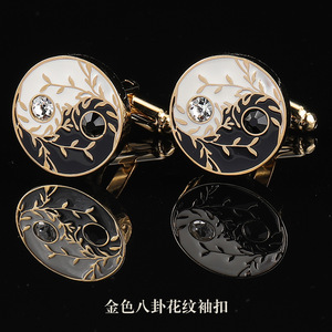 Offre Spéciale nouveaux boutons de manchette de mode pour hommes boutons de manchette en cristal de diamant français boutons de manchette en cristal rouge - Product Image 6