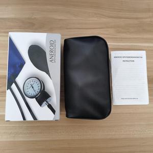 Esfigmomanómetro aneroide manual médico con piezas de repuesto, estetoscopio, reloj medidor, tipo brazalete, máquina monitor de presión arterial alta, metálico - Product Image 6
