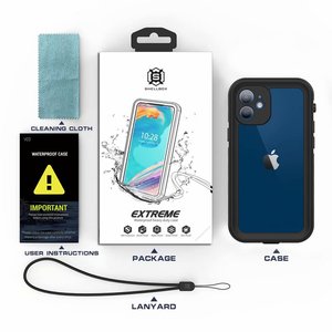 Funda impermeable para iphone 11 12 <span class=keywords><strong>PPro</strong></span>, cubierta subacuática completamente sellada IP68, a prueba de golpes, con caja - Product Image 6