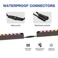 Profesional al aire libre Ip66 impermeable tubo de píxeles tira de luz iluminación de escenario 12W Rgb Led Luz de fachada