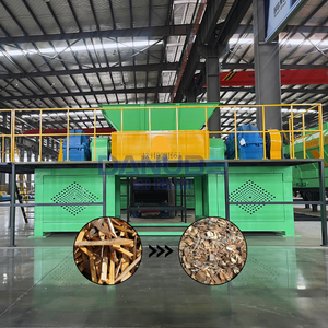 Stable Double Shaft Wood Shredder and Wood Chipper Shredder with Low Price - Product Image 1