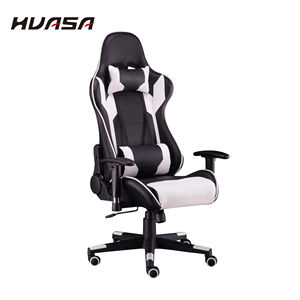Venda quente de couro de alta qualidade Escritório Engrenagem Mesa giratória Altura ajustável com braços estofados Preto Gaming <span class=keywords><strong>Chair</strong></span> - Product Image 1