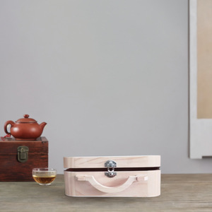 กล่องเก็บเครื่องประดับลายไม้พร้อมที่จับและตัวล็อคสำหรับตกแต่งบ้าน - Product Image 1