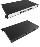 BKHD 1U Rack, Buen Precio, Fuentes de Alimentación Duales, 8 NICs, 4 SFP/SFP, Routers C236 H170 LGA1151, Procesadores Intel I3 I5 I7. Personalizable