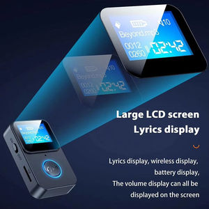 Mini écran LCD, lecteur MP3 BT 5.0, batterie rechargeable, design portable, autonomie de la batterie jusqu'à 10 heures - Product Image 3
