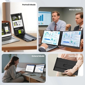 Extensor de Pantalla para Portátil de 14 <span class=keywords><strong>Pulgadas</strong></span> S8, Monitor Portátil <span class=keywords><strong>Ultrafino</strong></span> FHD 1080P con Interfaz USB-C para Portátiles de <span class=keywords><strong>13</strong></span>-17.3 <span class=keywords><strong>Pulgadas</strong></span> - Product Image 2