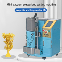 Máquina de Fundición al Vacío de Sobremesa de 5KW para Joyería de Oro y Plata, Fundición en 3 Minutos, 1kg, 220V, Precio de Fábrica