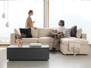 Tavolino <span class=keywords><strong>da</strong></span> Caffè Trasformabile Moderno di Lusso in Legno Naturale Nero Regolabile, Resistente, di Tendenza negli USA per Soggiorno - Product Image 6