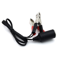 Pinces de batterie de qualité supérieure avec placage nickel, câbles et pinces crocodiles