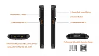 Mindeo D60 32GB Android 13 4G/5G PDA Resistente, 5000mAh, Lector de Tarjetas de Crédito NFC 2D, Escáner de Códigos de Barras, Terminal de Recopilación de Datos