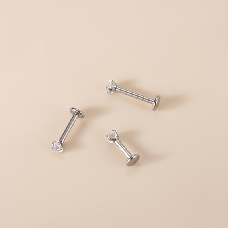 OUFER Body Piercing 16G/18G Labret Piercing Jewellery Threadless